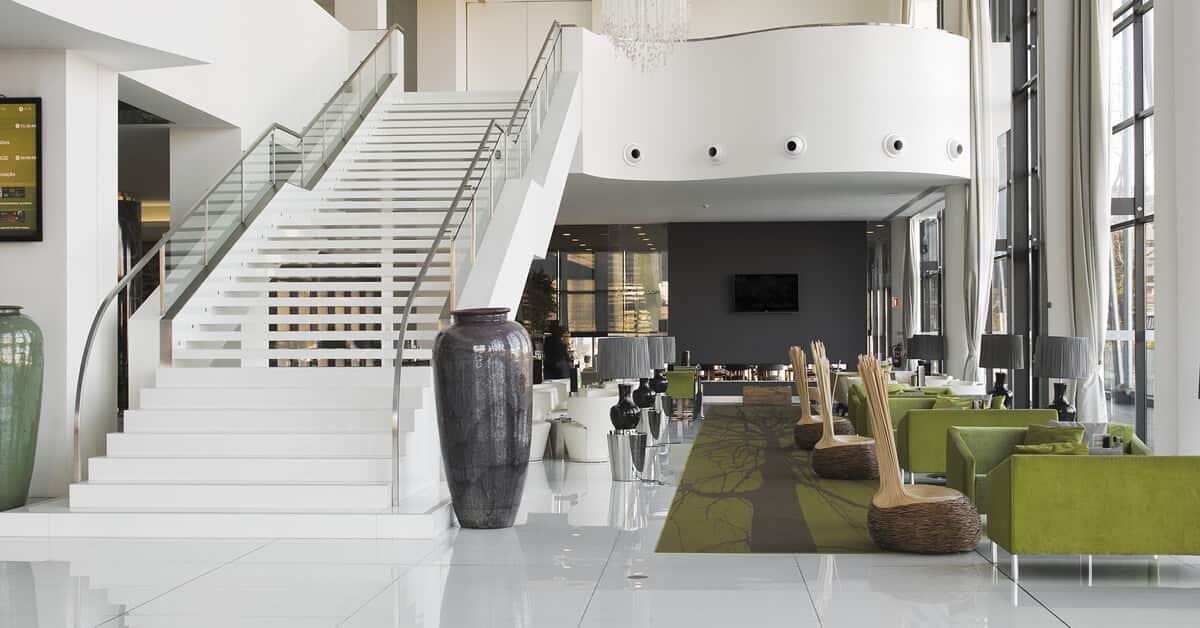 Melia Braga Hotel & Spa Ngoại thất bức ảnh The lobby of the hotel